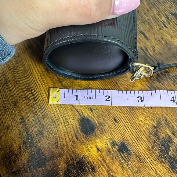 Louis Vuitton Mini Papillon Pouch Bag - Black Epi Leather - Picture 12 of 12